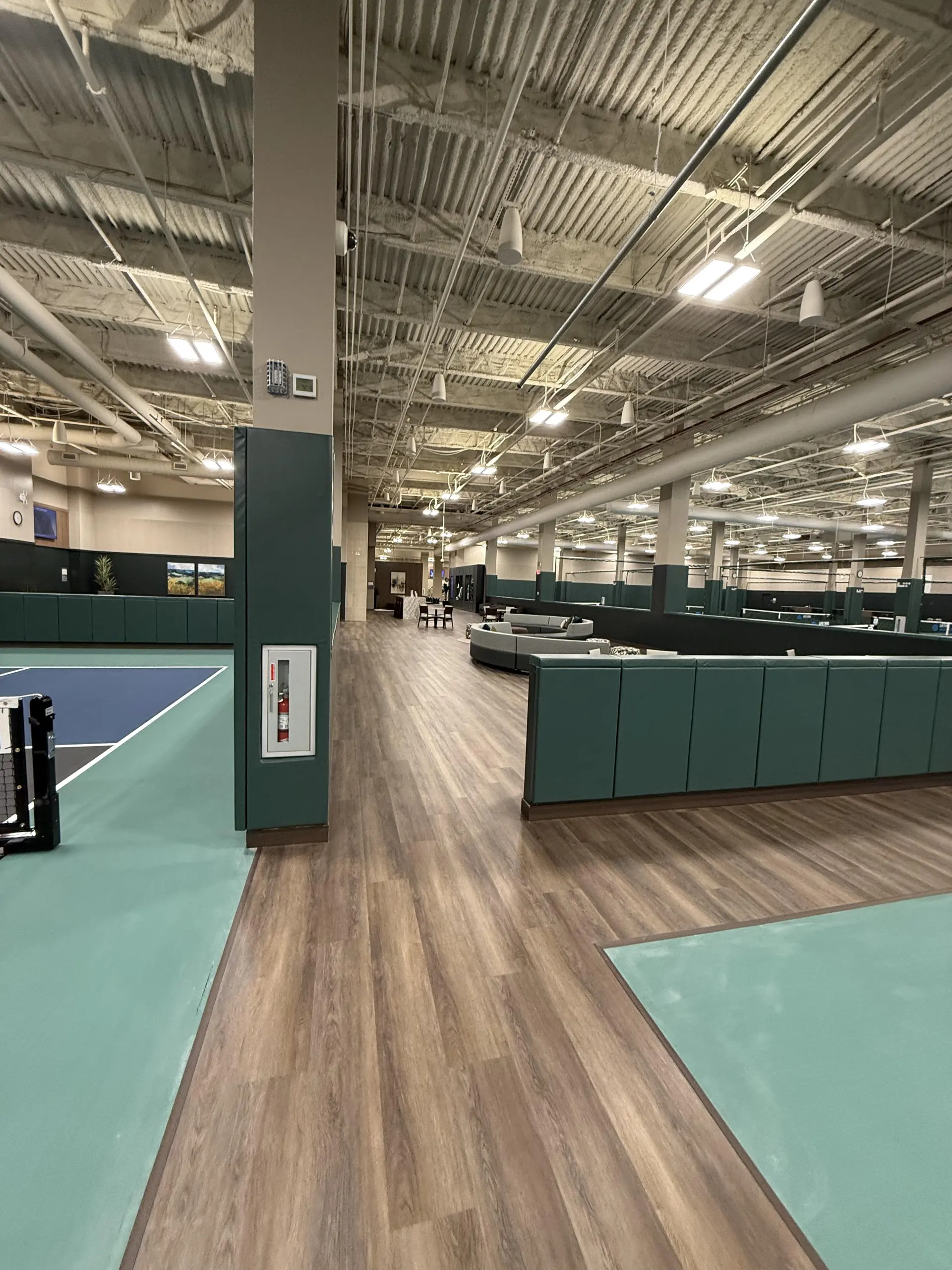 Interior sports facility painting and court coatings